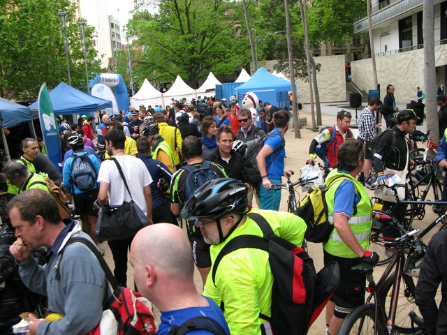 A big crowd at the CBD breakfast