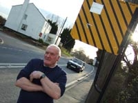 Image of Mr Crobie and his decoy