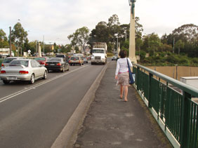 Photo showing MacRobertson's bridge